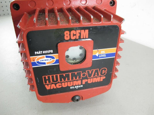 Uniweld HVP8 Pump Vacuum Pump Rotary Vane 8.0 CFM 115/220 VAC 2 Stage - Zeereez