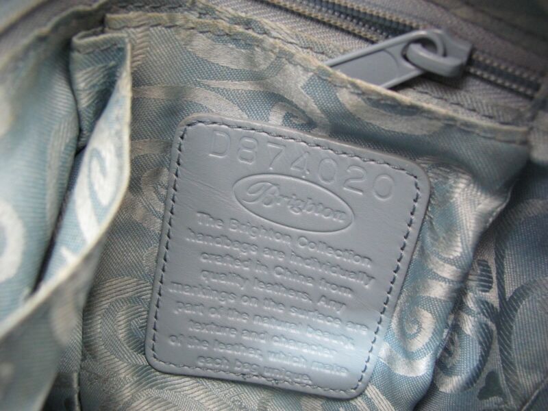 Brighton Cher H30785 Bronze Croc Leather Ladies Handbag Purse - Zeereez