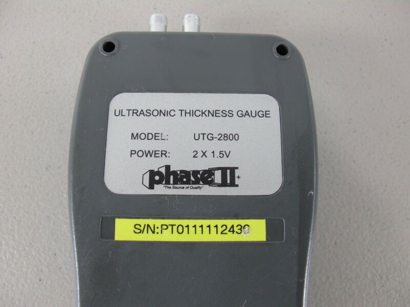 Phase II UTG-2800 Ultrasonic Thickness Gauge System - Zeereez