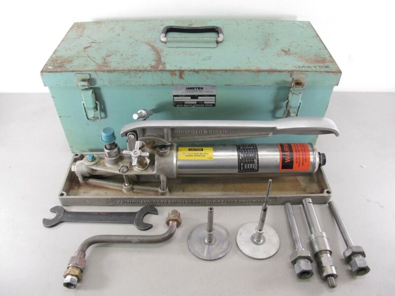 Ametek 10-5525 Dead Weight Pressure Tester Test Kit - Zeereez