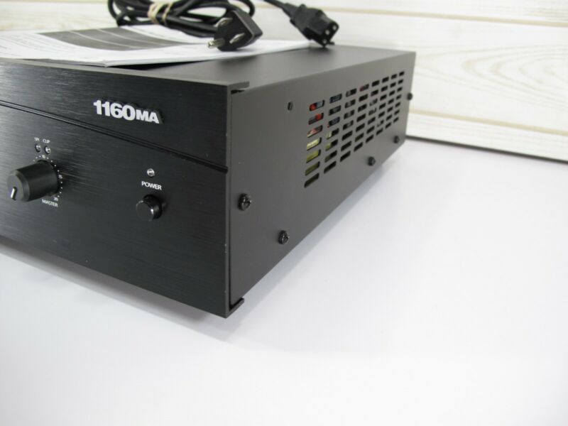 Crown 1160MA 4 Channel Mixer Amplifier 160 Watt Install Amp Mic Line CD 4/8 Ohm - Zeereez