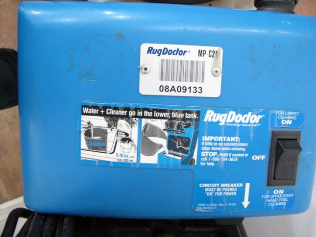 Rug Doctor Mighty Pro MP-C2D Extraction Carpet Cleaning Shampooer Machine - Zeereez