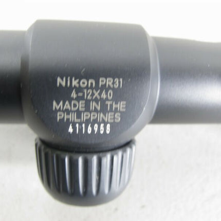 Nikon PR31 ProStaff 4-12X40 BDC Reticle 1" Matte Finish Scope - Zeereez