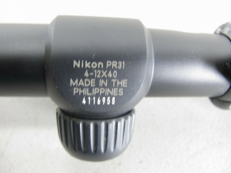 Nikon PR31 ProStaff 4-12X40 BDC Reticle 1" Matte Finish Scope - Zeereez