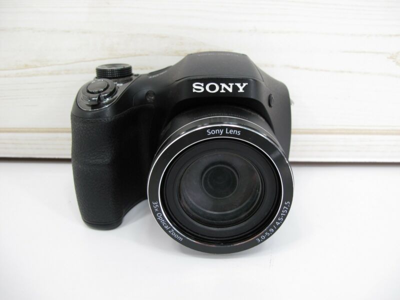 Sony Cyber-Shot DSC-H300 20.1 Megapixel 35X Zoom Digital Camera Black DSCH300/B - Zeereez
