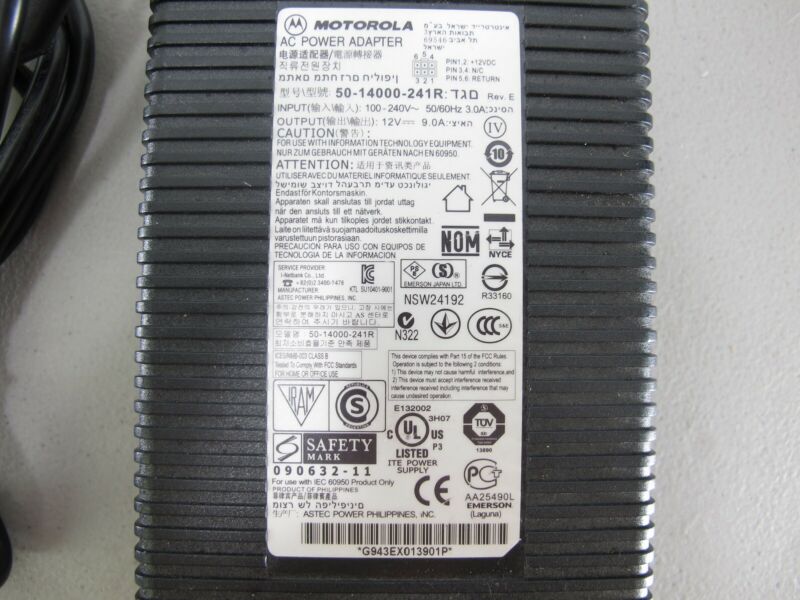 Motorola 50-14000-241R Power Supply - Zeereez