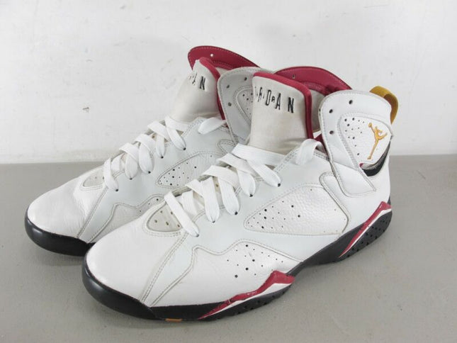 NIKE AIR JORDAN RETRO 7 VII WHITE/BLACK-CARDINAL RED-BRONZ 304775-101 Size 13 - Zeereez