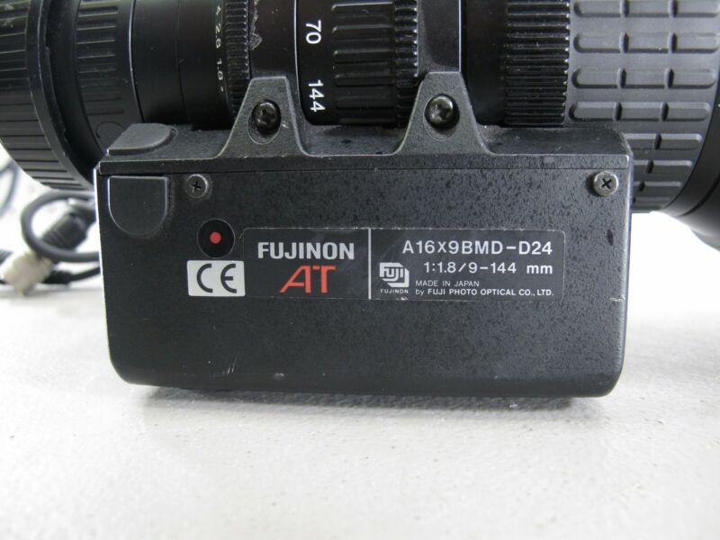 Fujinon AT A16X9BMD-D24 1:1.8/9-144mm Convertible Camera Lens - Zeereez