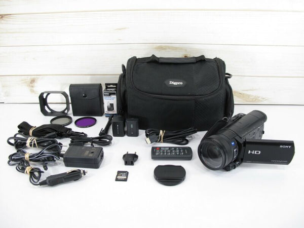 Sony HDR-CX900 20MP Full HD Handycam Camcorder Video Camera XAVC S AVCHD w/ Accessories - Zeereez