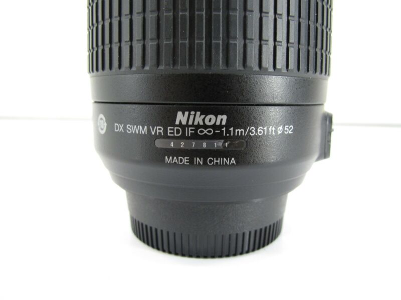 Nikon AF-S 55-200mm f/4-5.6 G DX SWM VR ED IF Nikkor Telephoto Zoom Lens - Zeereez
