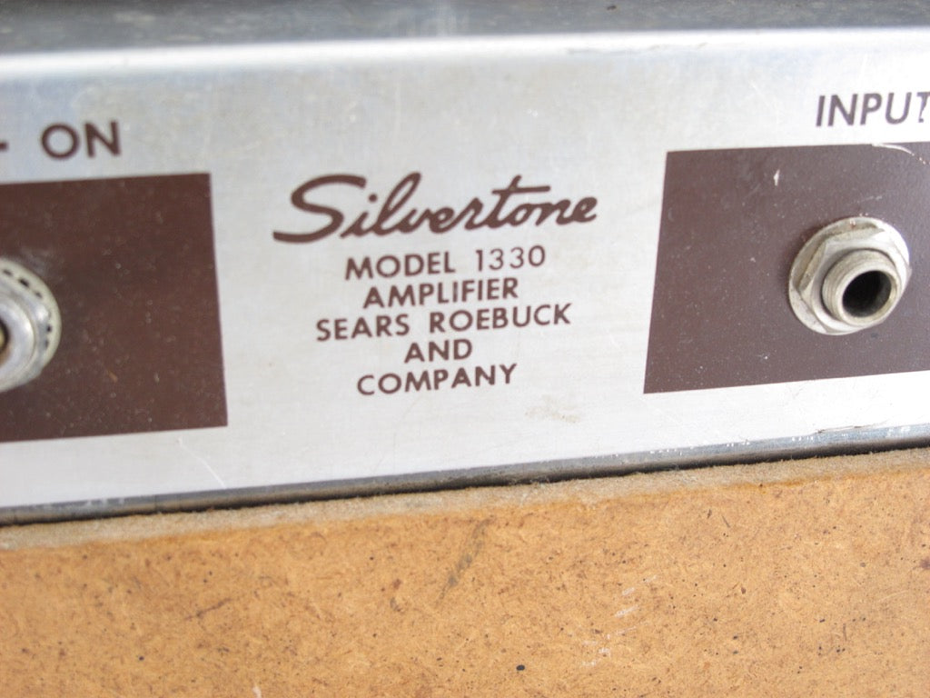 Silvertone 1330 Vintage 1950s Guitar Combo Tube Amplifier Amp USA - Zeereez
