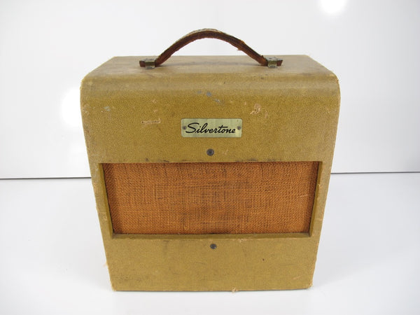 Silvertone 1330 Vintage 1950s Guitar Combo Tube Amplifier Amp USA - Zeereez