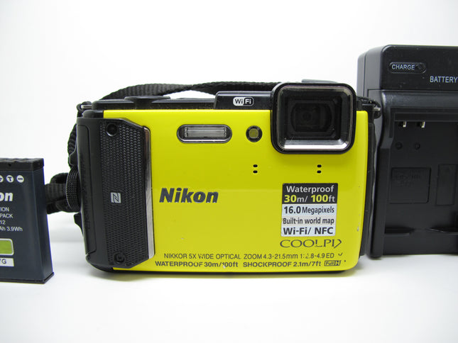 Nikon COOLPIX AW130 Waterproof Shockproof Digital Camera with Built-In Wi-FI & GPS