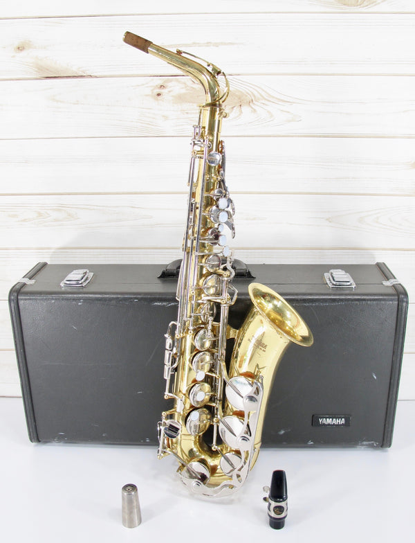 Yamaha YAS-23 Student Model Alto Saxophone with Case and Glory Mouthpiece