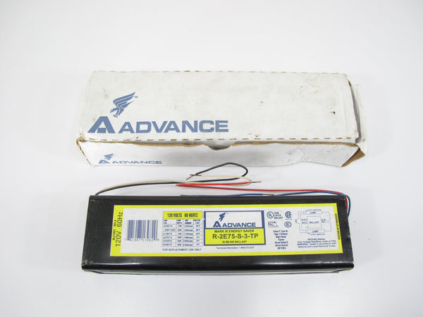 Advance R-2E75-S-3-TP Mark III Energy Saver Slimline Ballast 120V 60 Hz