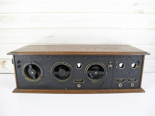 Antique / Vintage 1920s Kit Tube Receiver Variometer Radio Set