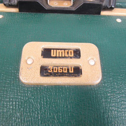 Umco 3060U Vintage 1960s Possum Belly Fishing Tackle Box with Jigs, Bobbers, and Lures