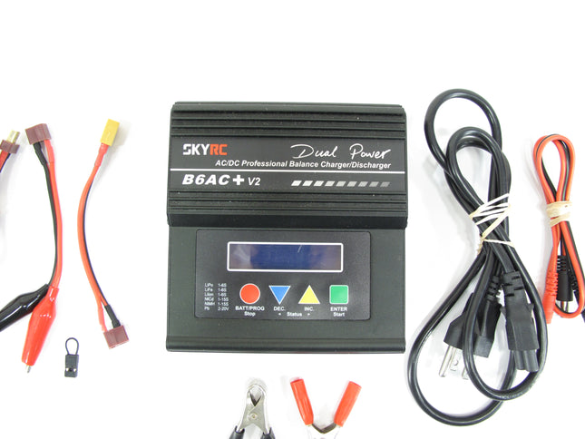 SKYRC B6AC+ V2 LiPo LiFe LiIon NiMH NiCd RC Battery Charger Discharger