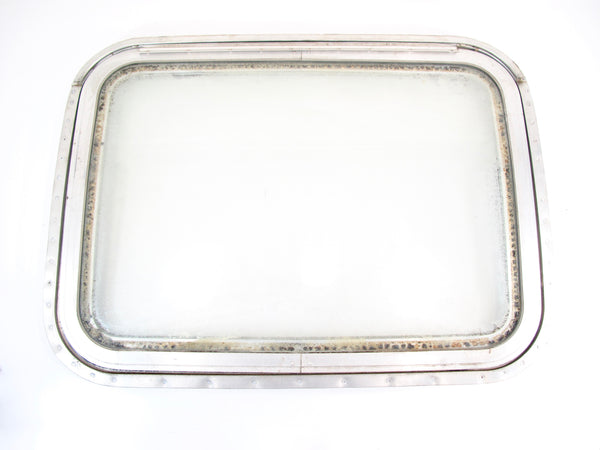 Original Double Pane Glass/ Plexi Curved Side Awning Window for 1969-Mid 70s Airstream Trailers