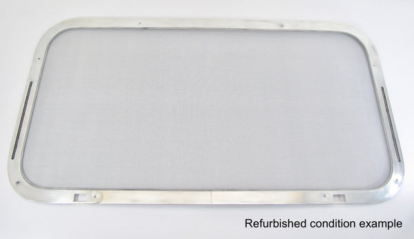 Replacement Rear Window Screen Frame for Airstream Trailers 1969-Mid 70s 44x24 Low Opening