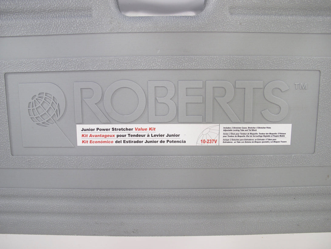 Roberts 10-237V Junior Power Carpet Stretcher Value Kit 38' Stretching Length