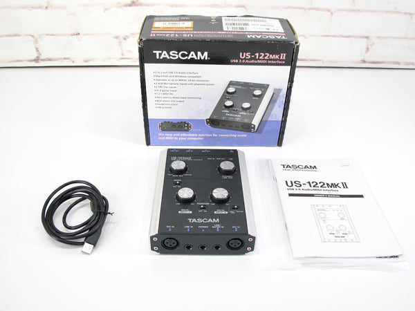 Tascam US-122 MKII USB Audio/Midi Computer Recording Interface