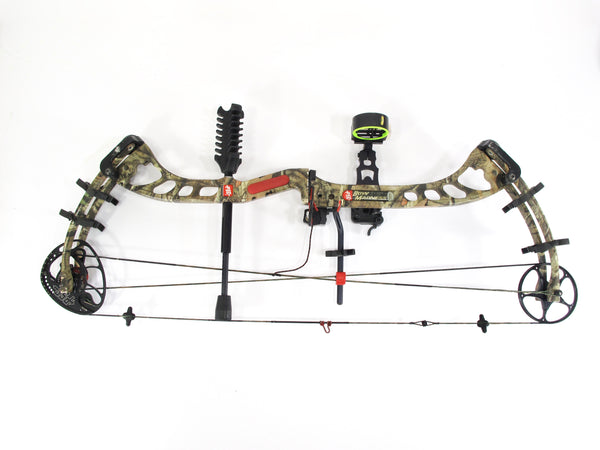 PSE Bow Madness RTS - 70lb RH Compound Hunting Bow Black Gold Sights