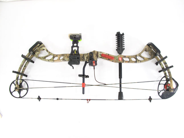 PSE Bow Madness RTS - 70lb RH Compound Hunting Bow Black Gold Sights