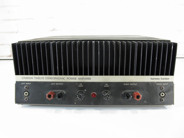 Harman Kardon Citation Twelve Vintage 1970s Stereo Power Amplifier
