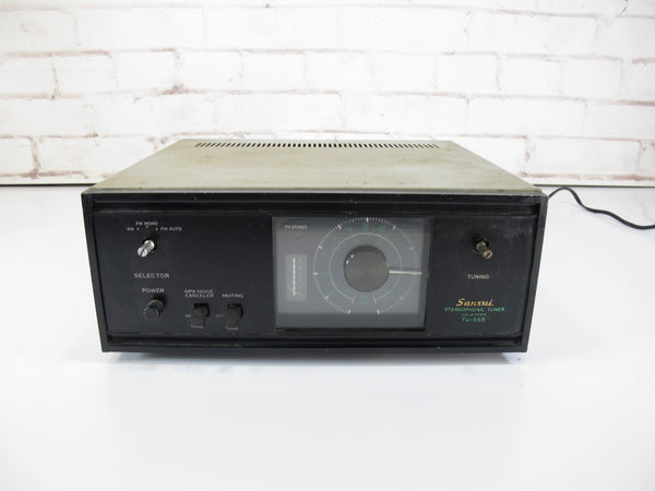 Sansui TU-555 Vintage 1960s Solid State Stereophonic Tuner