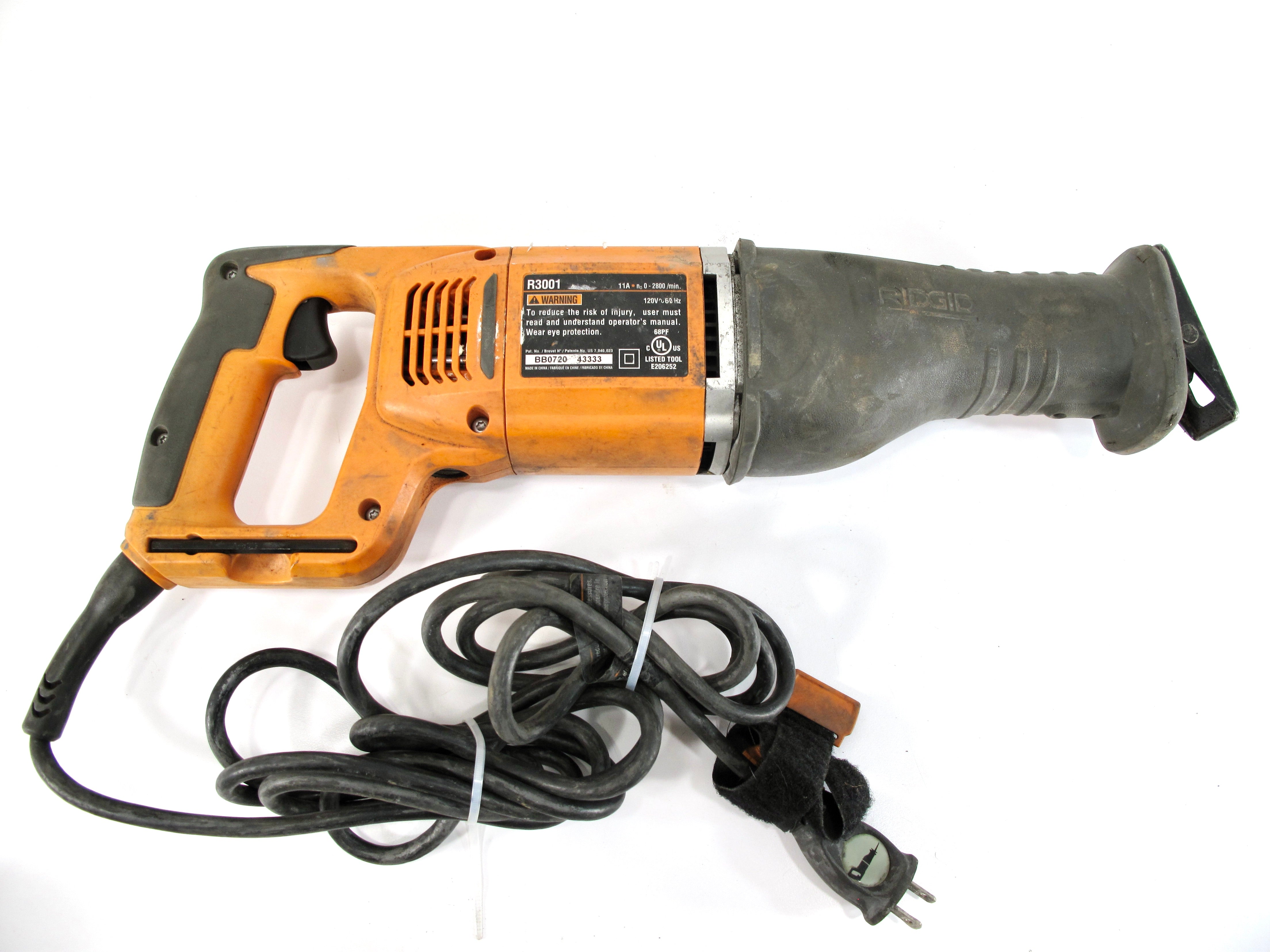 Ridgid r3001 best sale reciprocating saw