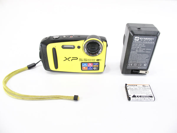FujiFilm Finepix XP120 Yellow Waterproof Shockproof Dustproof Underwater WiFi Digital Camera