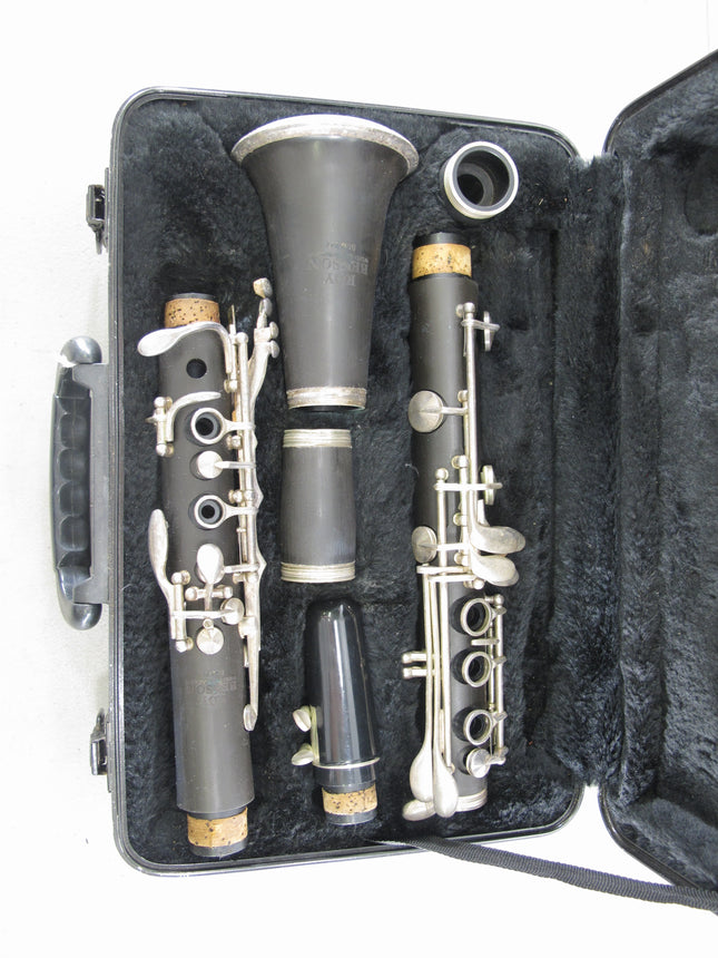 Roy Benson BCB-217 Ebonite Student Model Bb Clarinet with Mouthpiece & Case