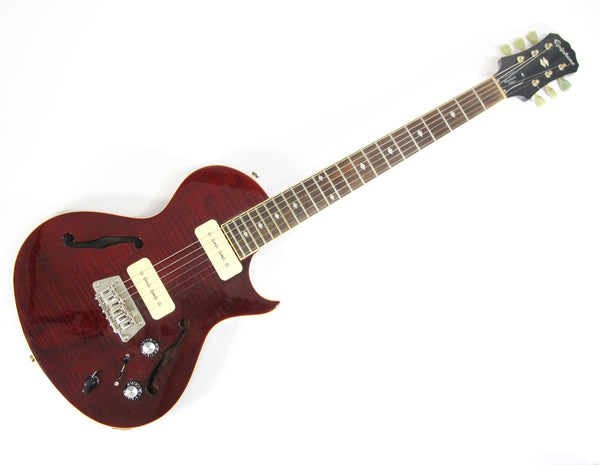 Epiphone Blueshawk Deluxe Wine Red Electric Guitar w/ P90 Soapbar Pickups