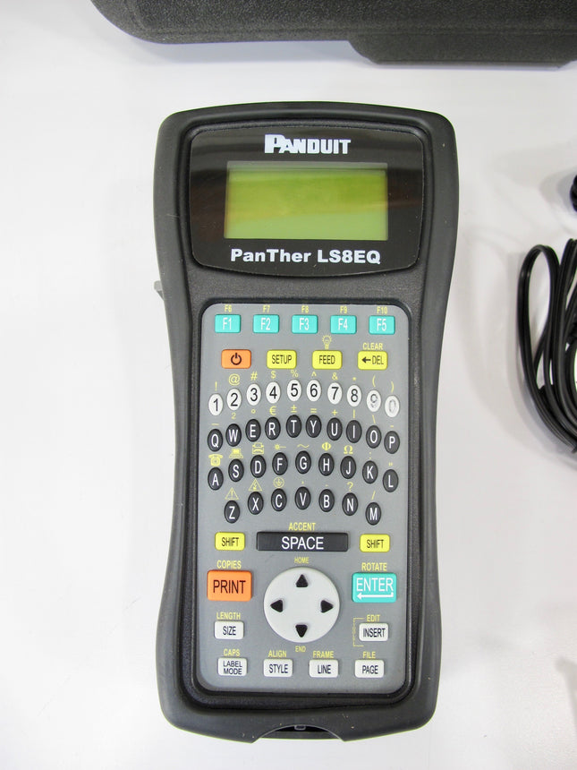 Panduit PanTher LS8EQ Handheld Portable Thermal Transfer Label Printer