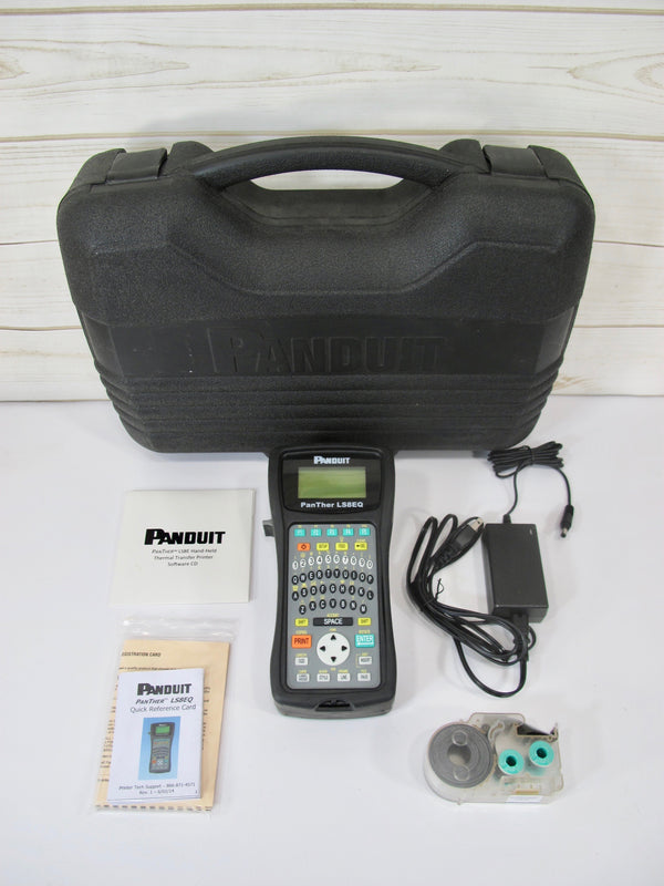 Panduit PanTher LS8EQ Handheld Portable Thermal Transfer Label Printer