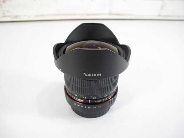 Rokinon 8mm f/3.5 HD UMC Fisheye CS II Lens with Removable Hood