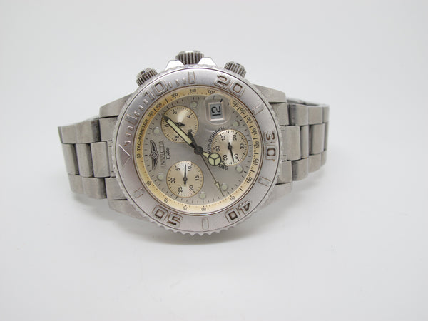 Invicta Swiss Sapphire Elite 9659 Chronograph Stainless Steel 200m Diving Watch