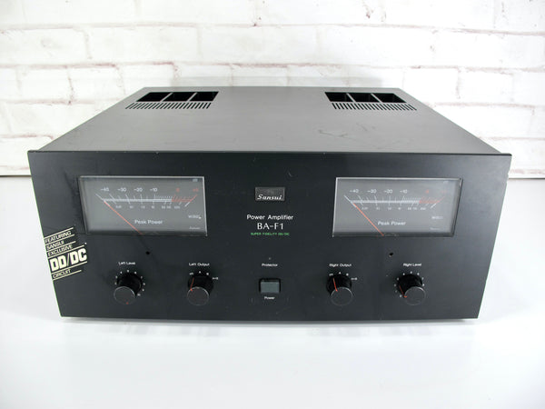 Sansui BA-F1 Vintage 1970s Stereo DC Power Amplifier USA Shipping