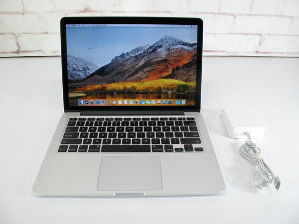 Apple A1502 MacBook Pro Retina Display 2.6GHz 8GB RAM 256 SSD OS X High Sierra Notebook Computer