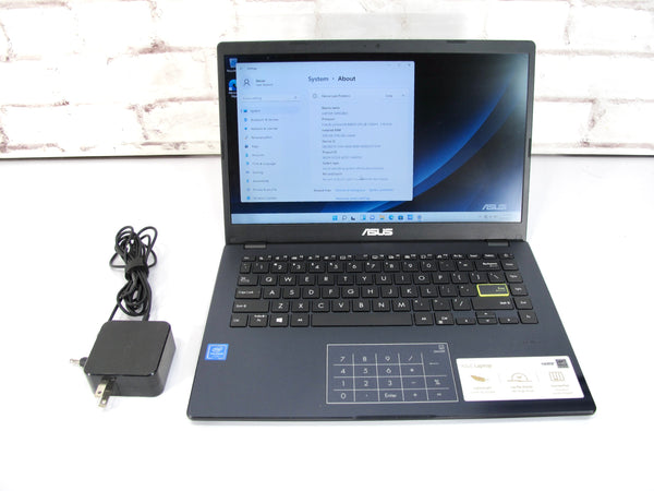 ASUS E410M 14" 64GB eMMC Intel Celeron N4020 1.10GHz 4GB RAM Win 11 Laptop
