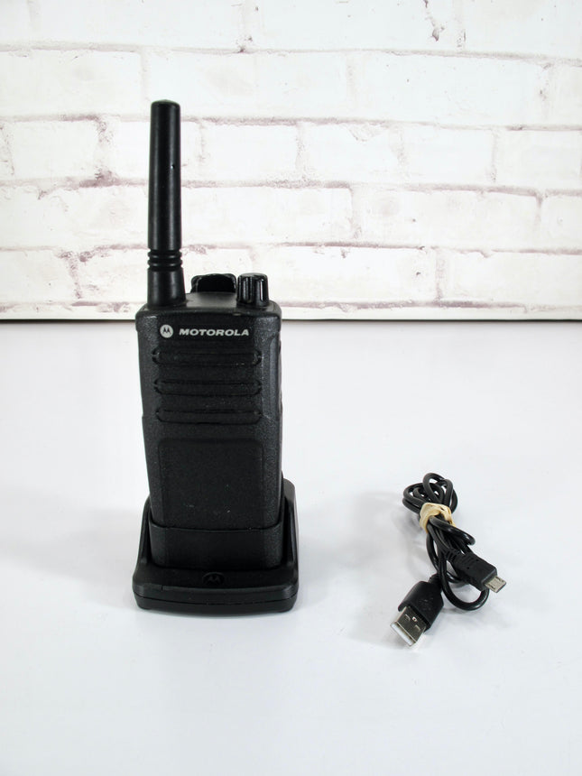 Motorola RMM2050 Two Way Radio MURS Frequencies Walkie Talkie w/ Dock & Battery