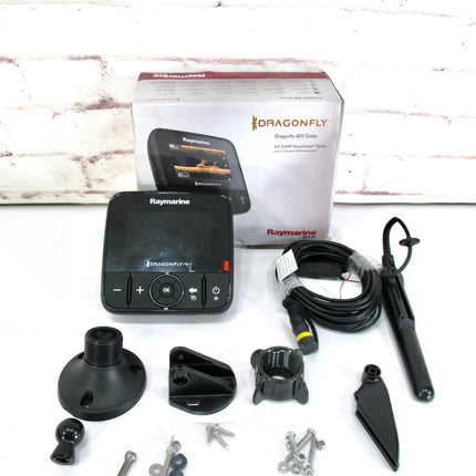 Raymarine Dragonfly-4 Pro FishFinder GPS Plotter Color Display & Transducer