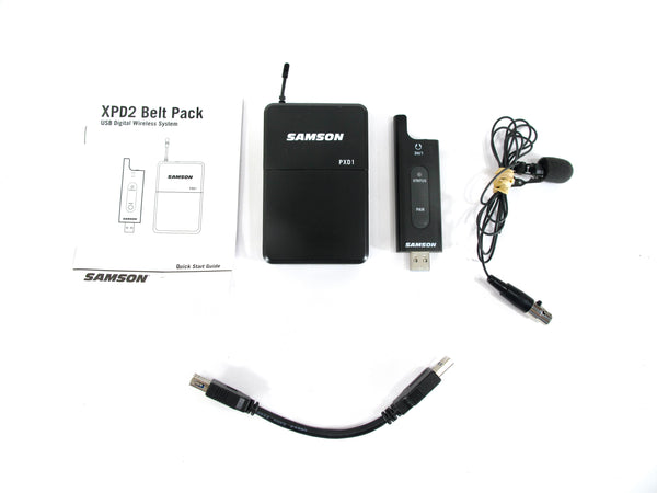 Samson XPD2 Lavalier USB Digital Wireless Microphone System