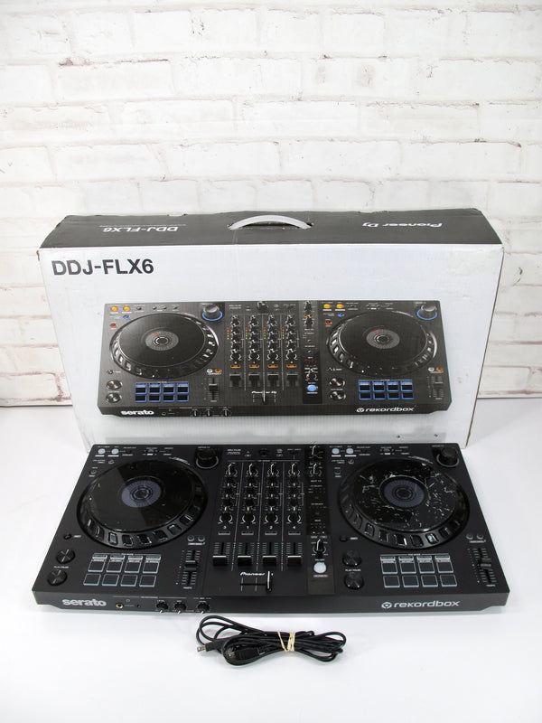 Pioneer DJ DDJ-FLX6 4-Channel Rekordbox and Serato DJ Controller