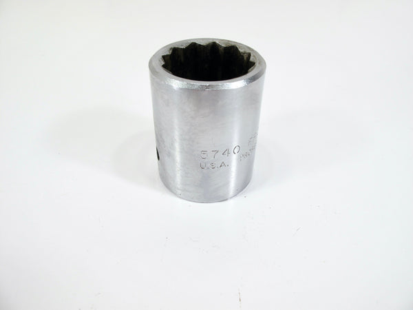 PROTO® 5740 - 1" Drive 1-1/4" x 2-1/2" 12-Point SAE Satin Standard Socket