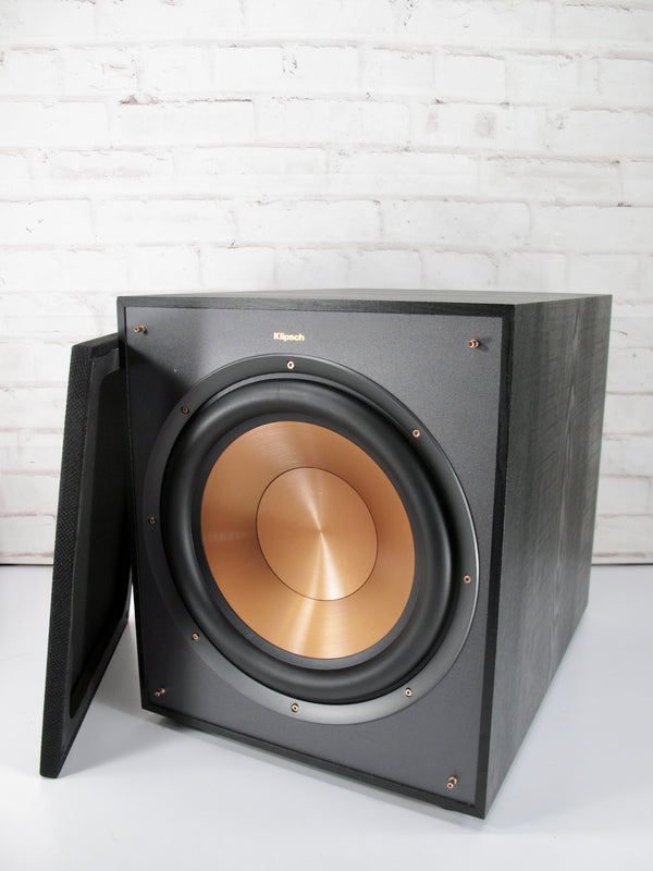 Klipsch R-120SW Subwoofer 400W Powered Home Theater Subwoofer