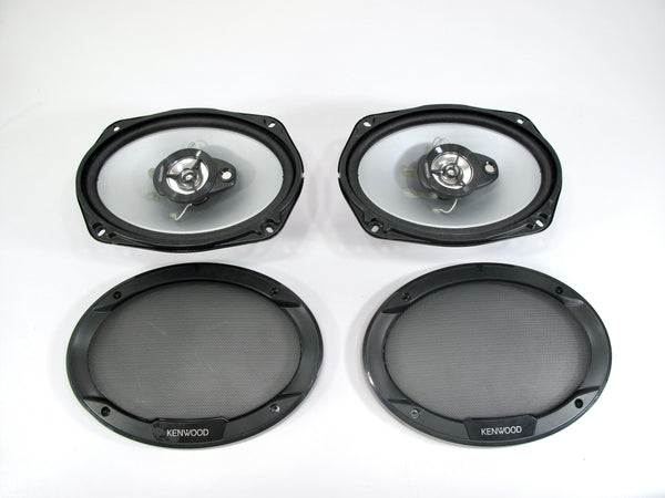 Kenwood KFC-6966S 6" x 9" 3-Ways Coaxial Oval Car Speakers with 800W Max Power