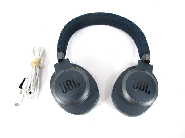 JBL LIVE 650BTNC Wireless Over-Ear Noise-Cancelling Headphones -Blue