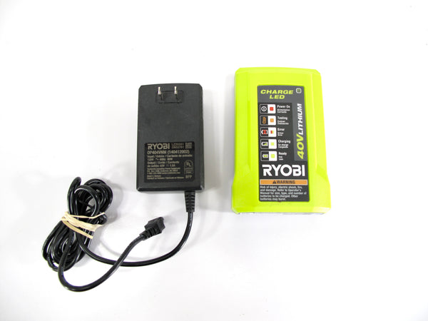 Ryobi 40v Lithium Ion Battery Charger OP404VNM With Power Cord OEM